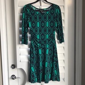 Enfocus Studio Dress- Geometric pattern